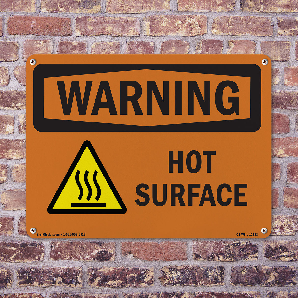 Hot Surface With Symbol