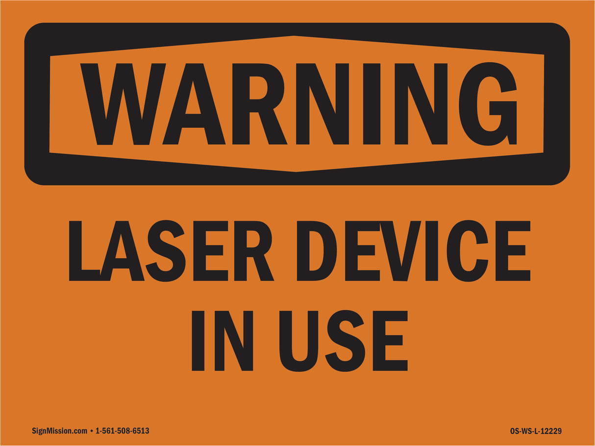 Laser Device In Use