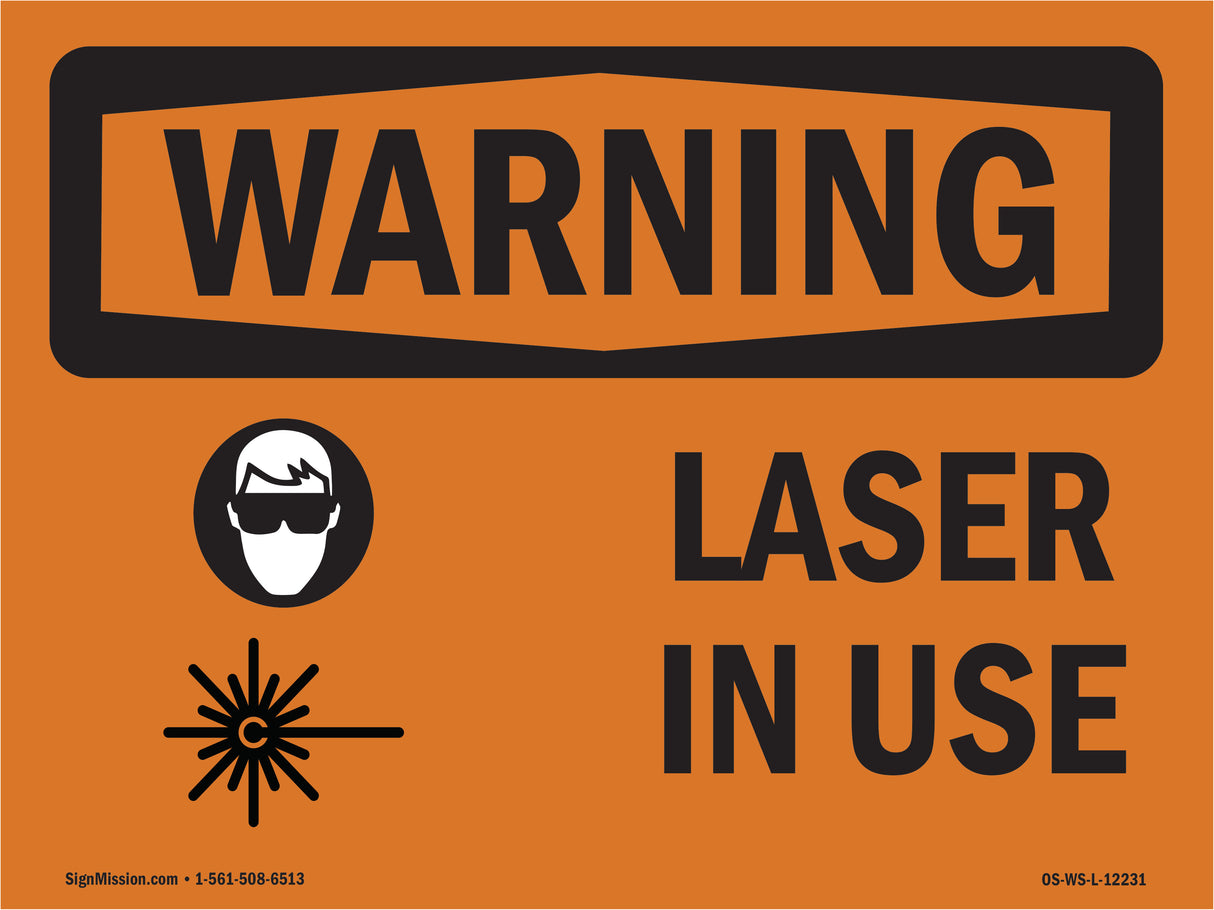 Laser In Use With Symbol