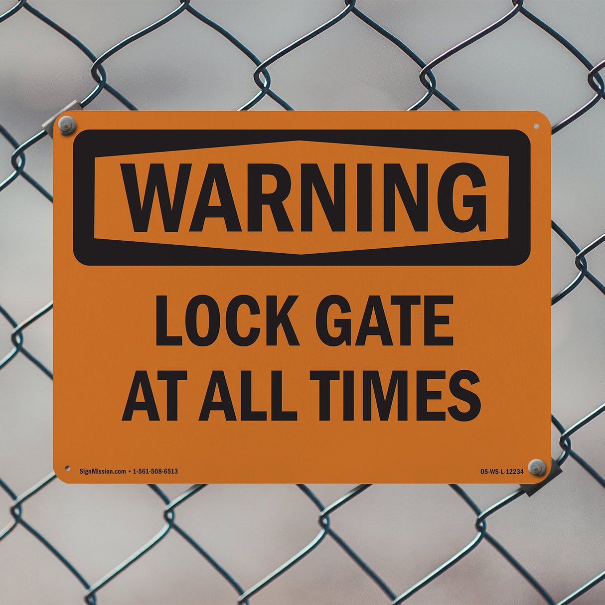 Lock Gate At All Times