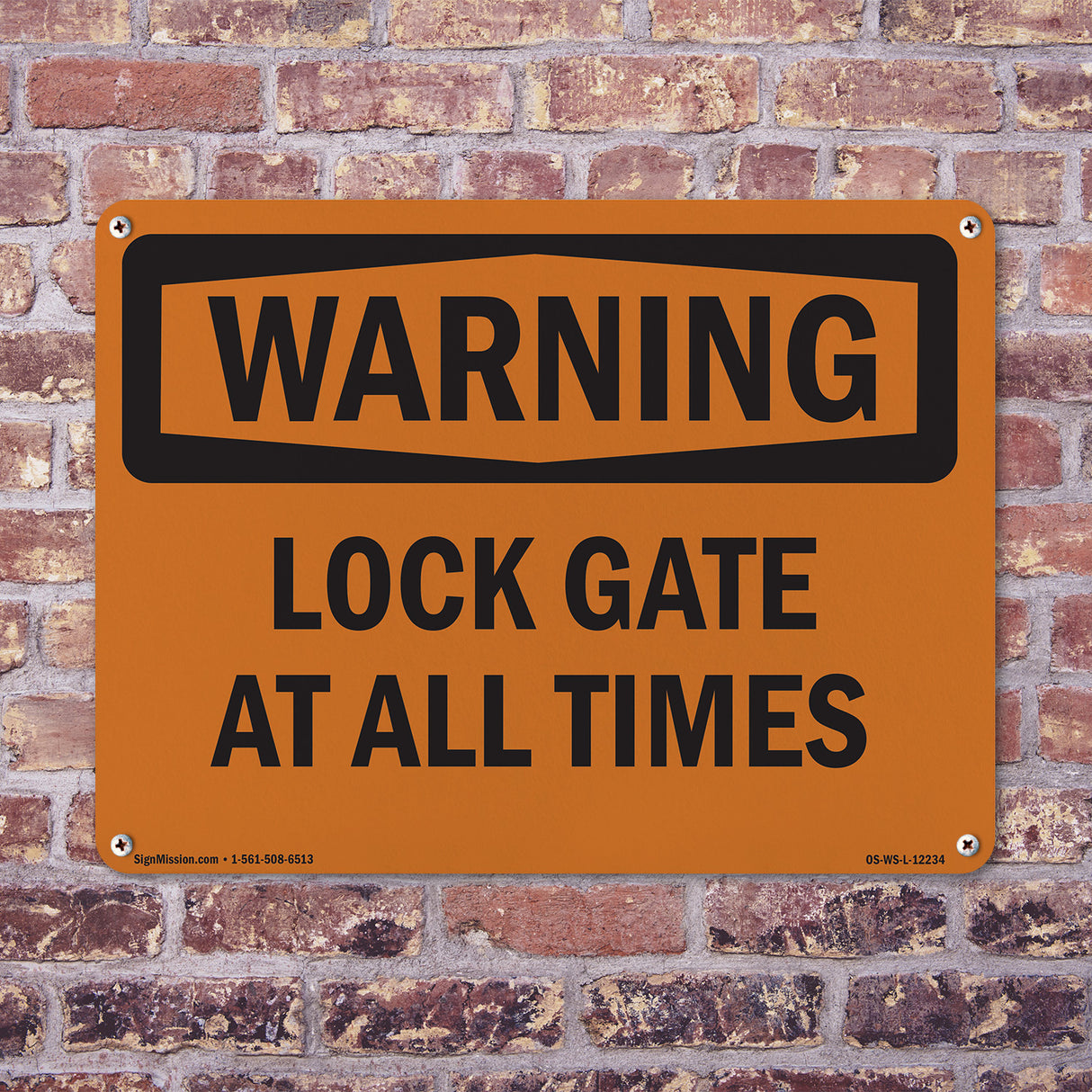 Lock Gate At All Times