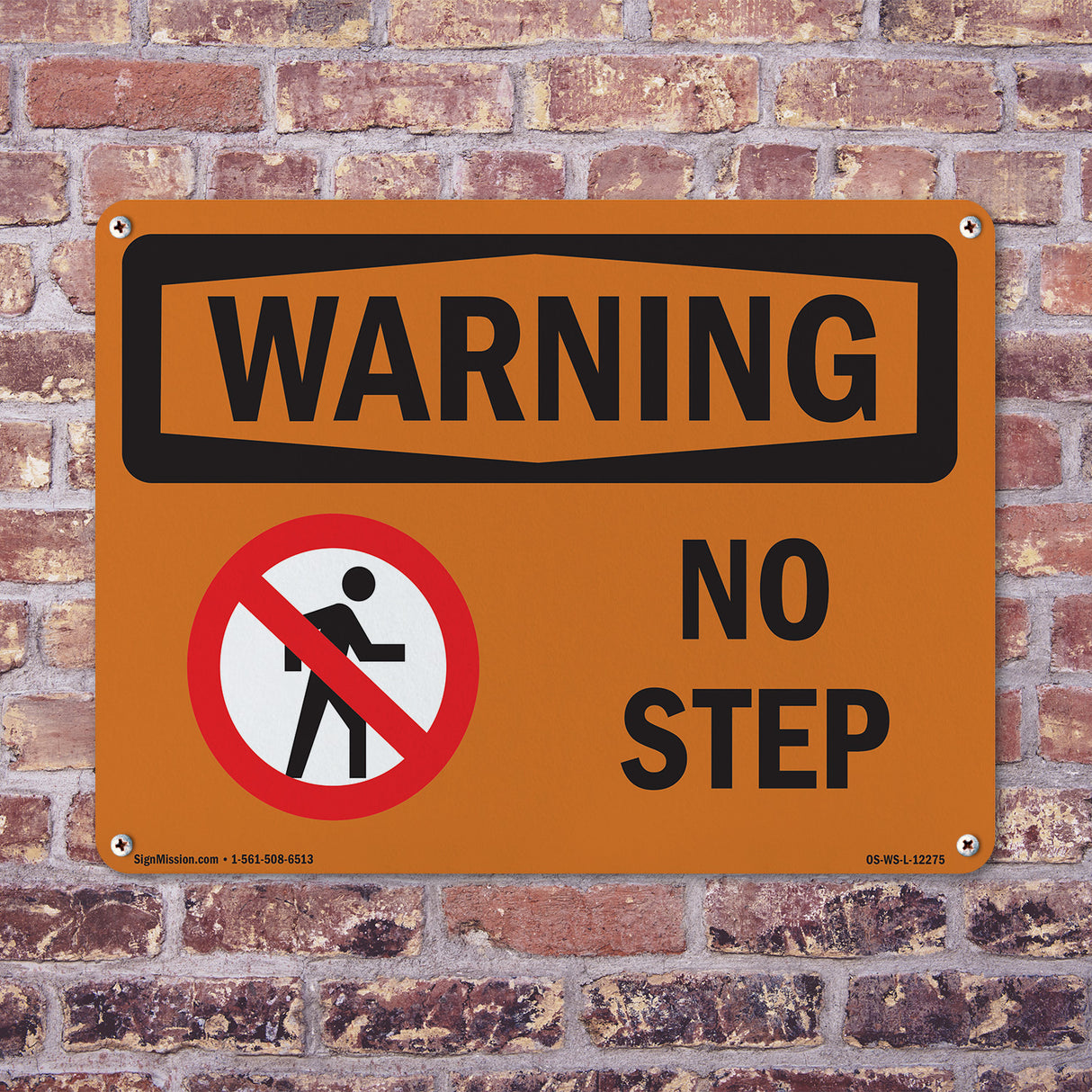 No Step With Symbol