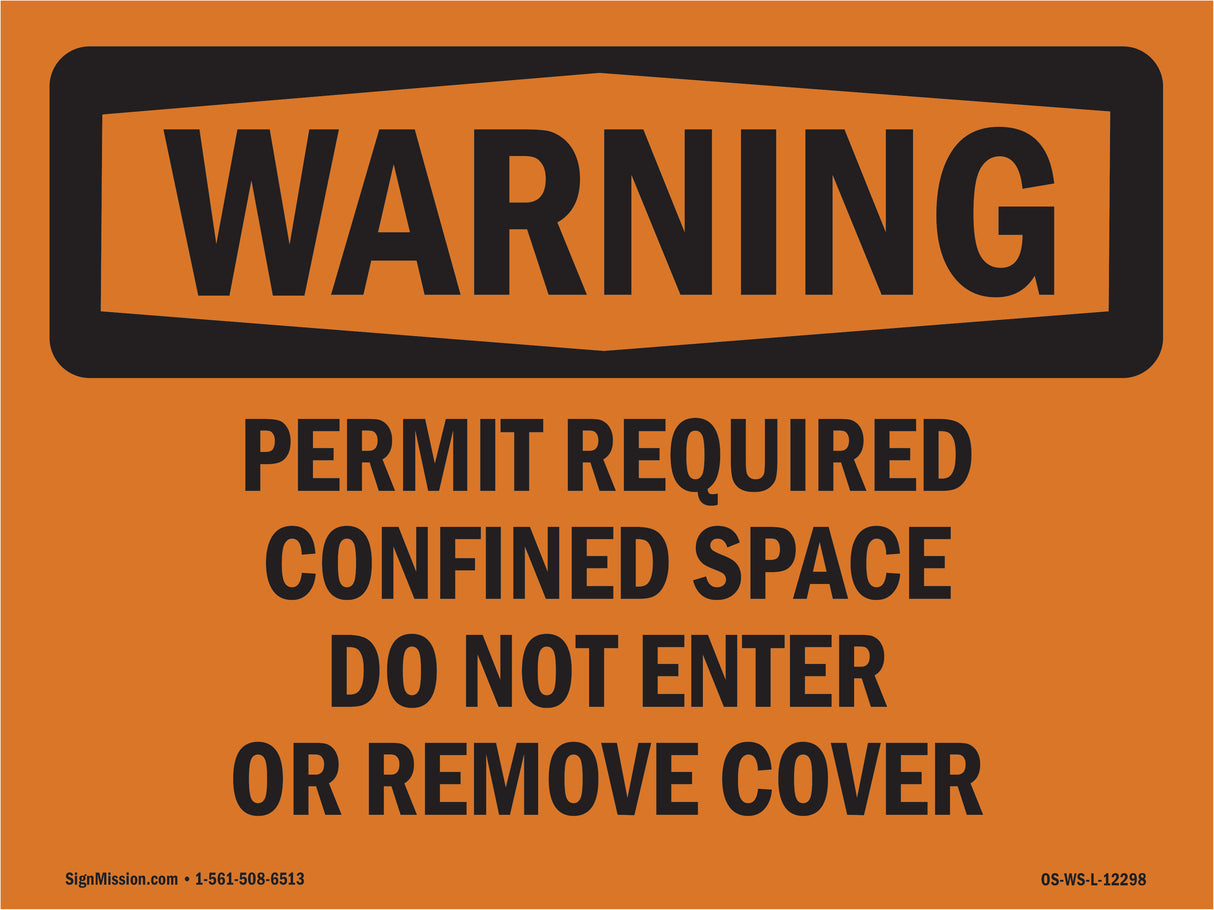 Permit Required Confined Space Do Not Enter