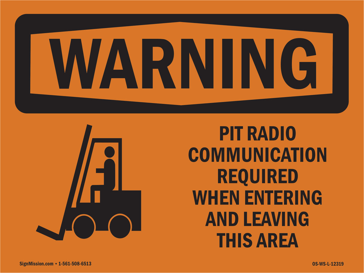 Pit Radio Communication Required With Symbol
