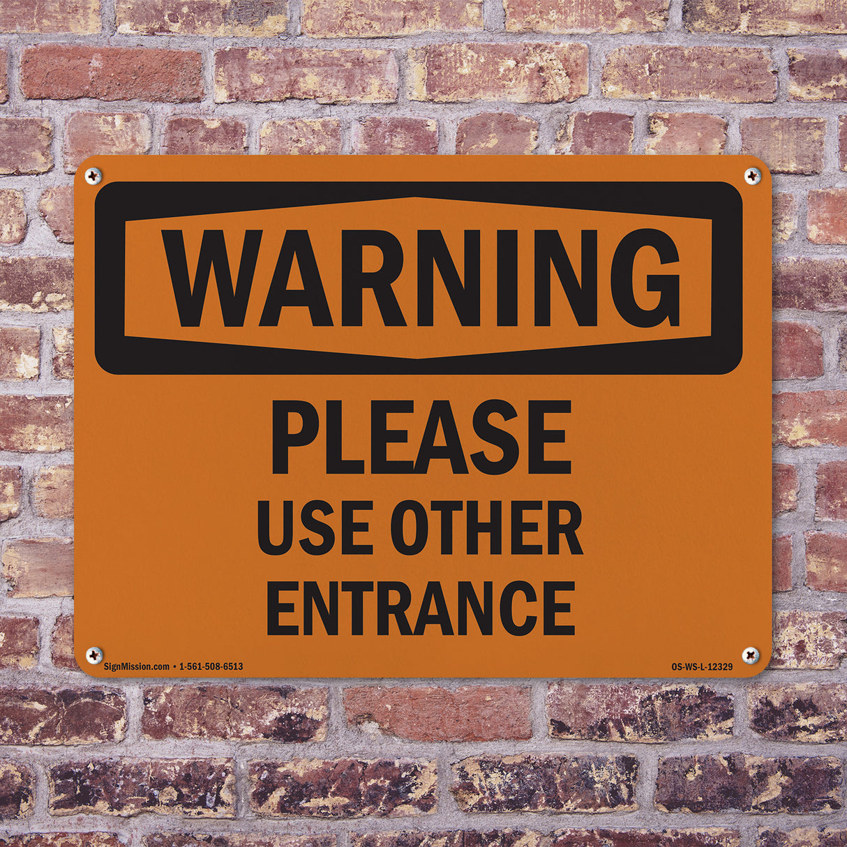 Please Use Other Entrance