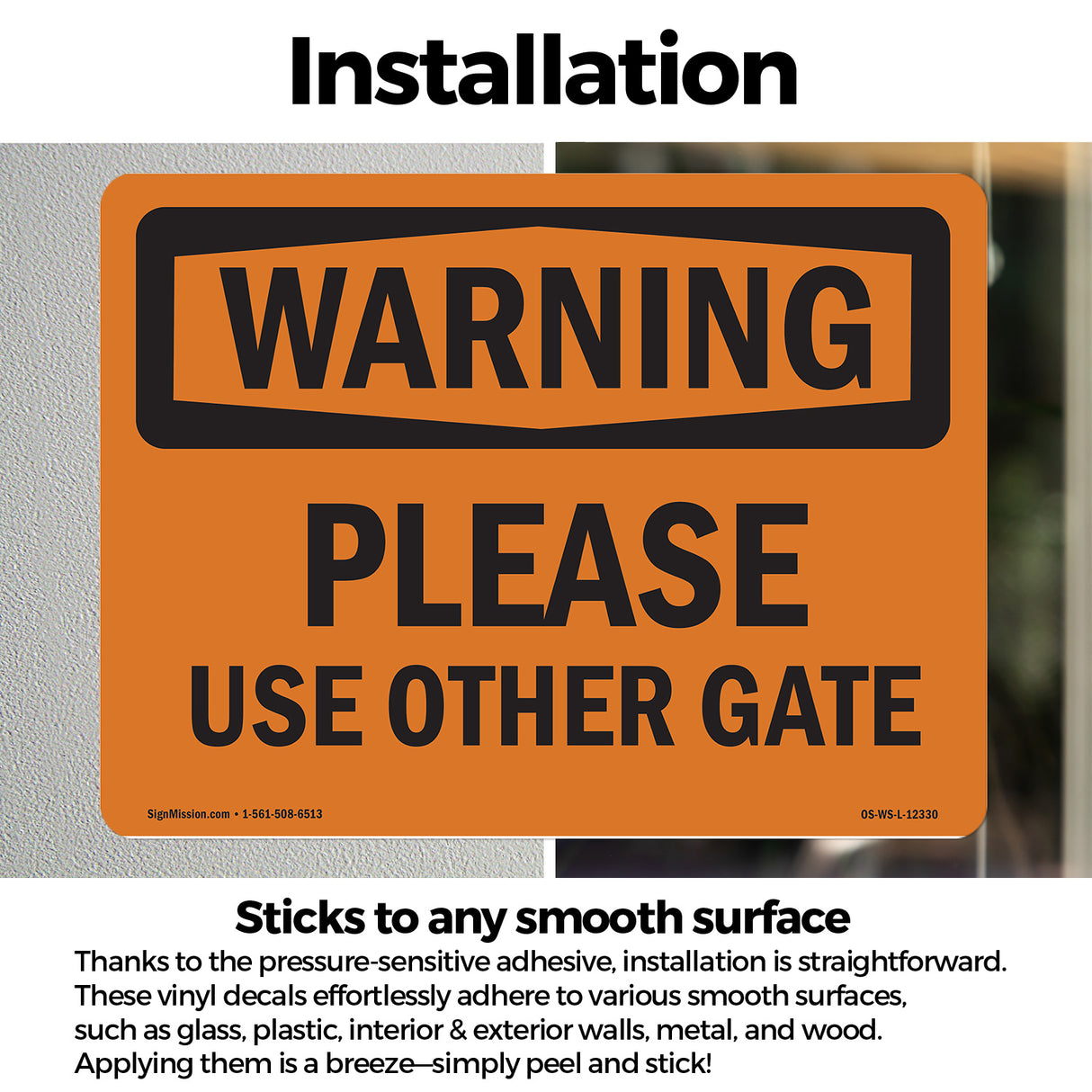 Please Use Other Gate