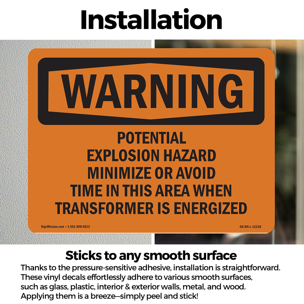 Potential Explosion Hazard Minimize