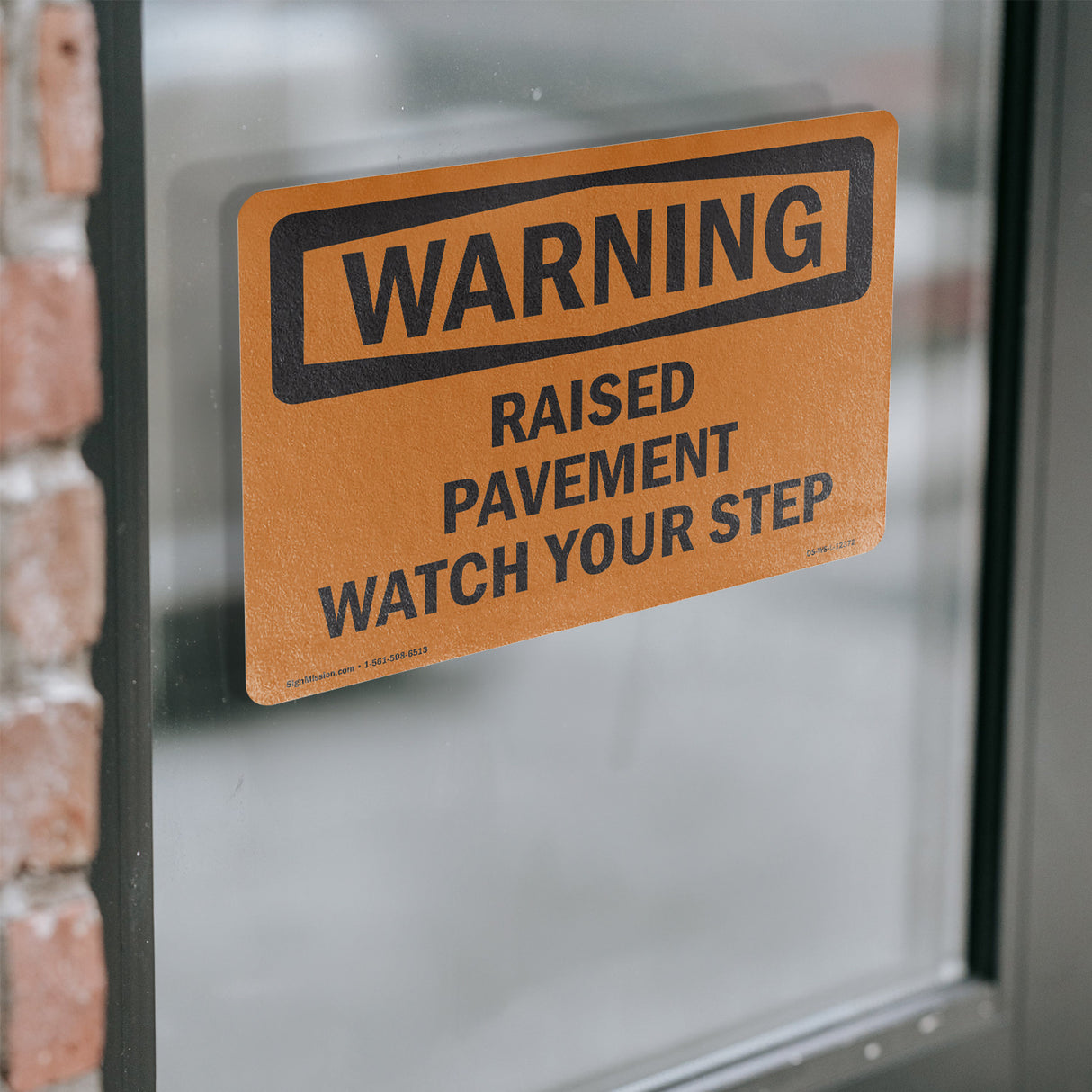 Raised Pavement Watch Your Step