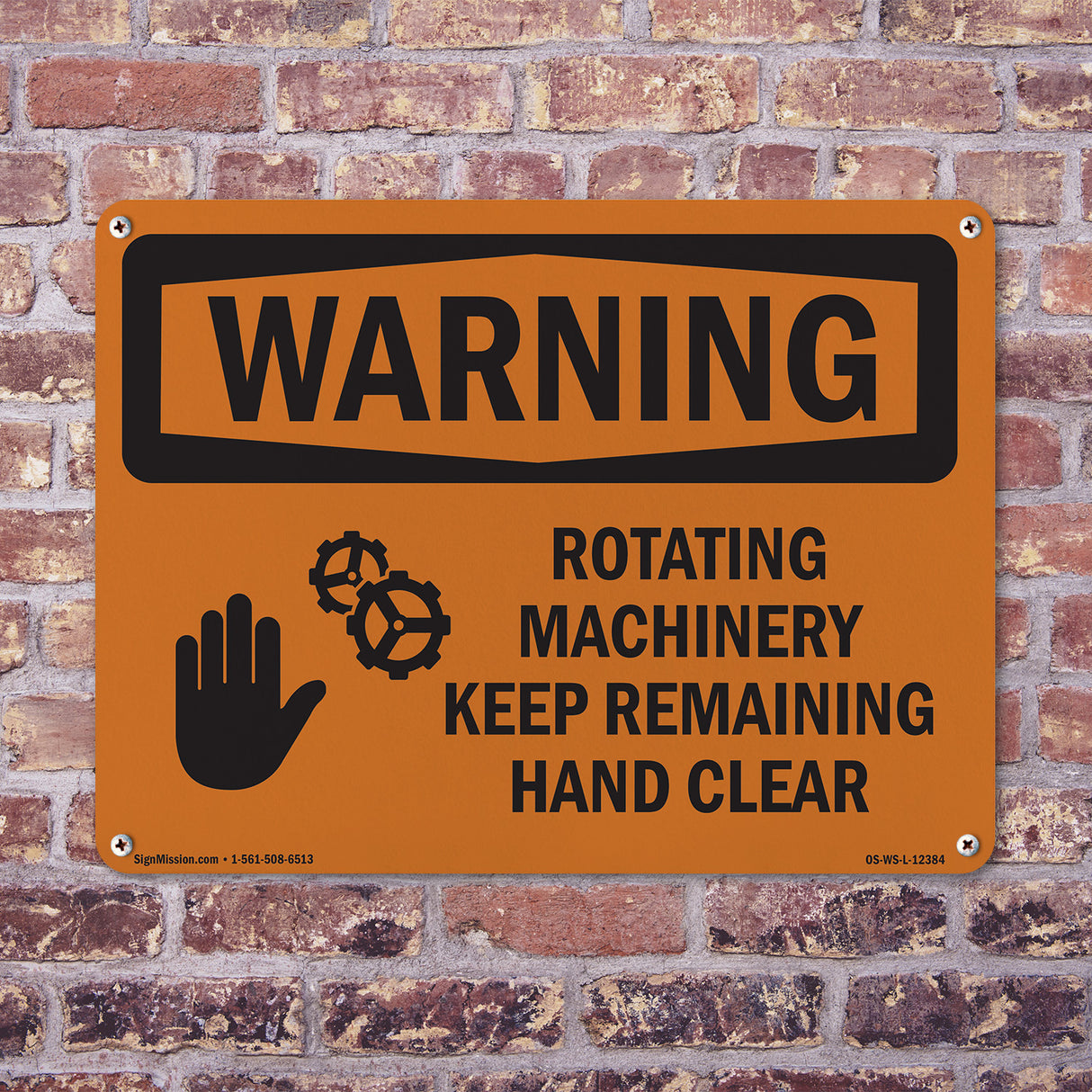 Rotating Machinery Keep Remaining With Symbol