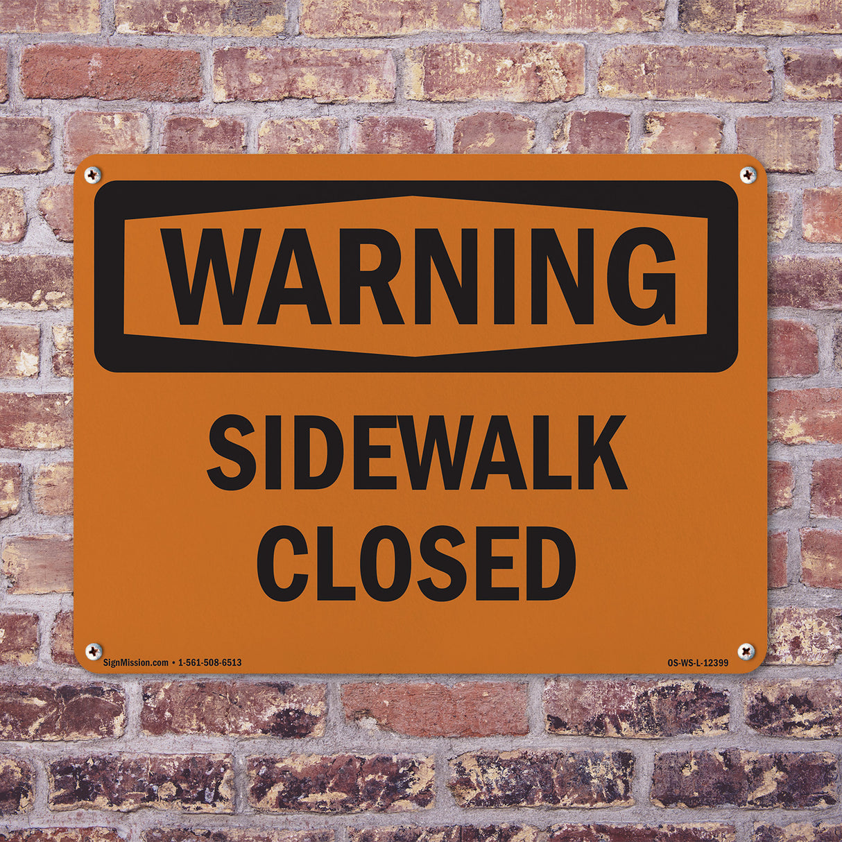 Sidewalk Closed
