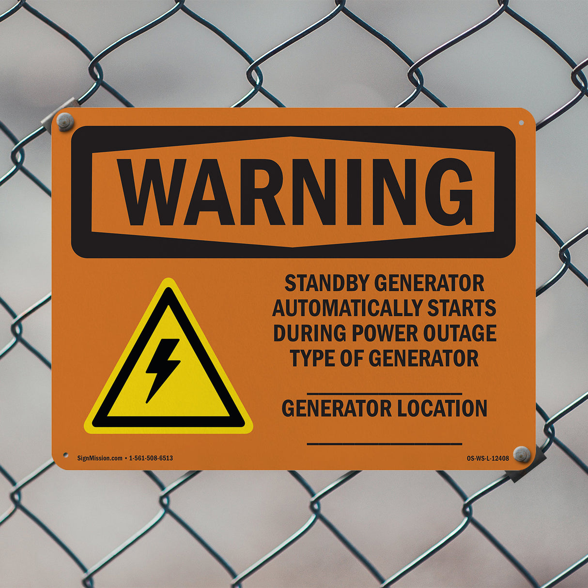 Standby Generator Automatically With Symbol