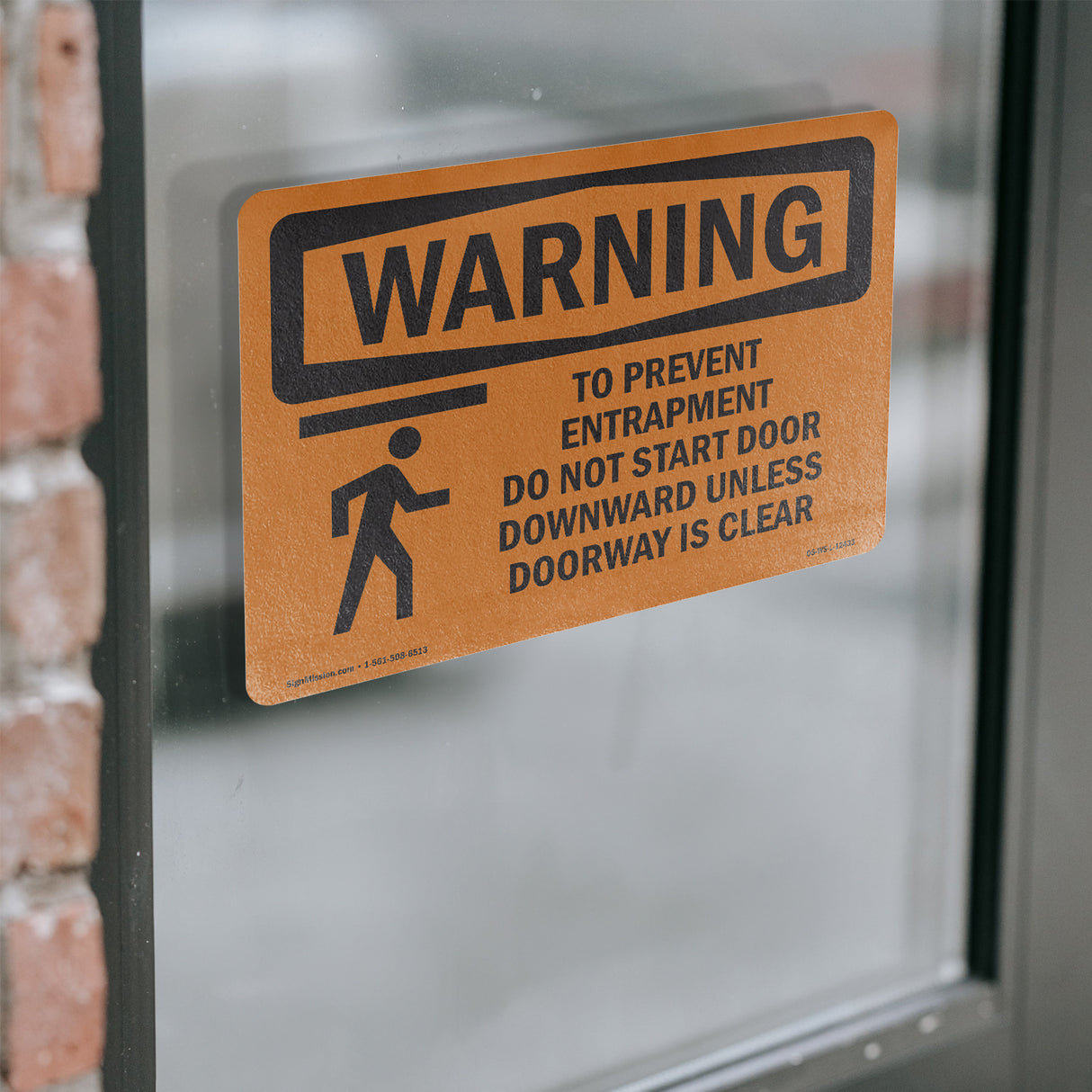 To Prevent Entrapment Do Not With Symbol