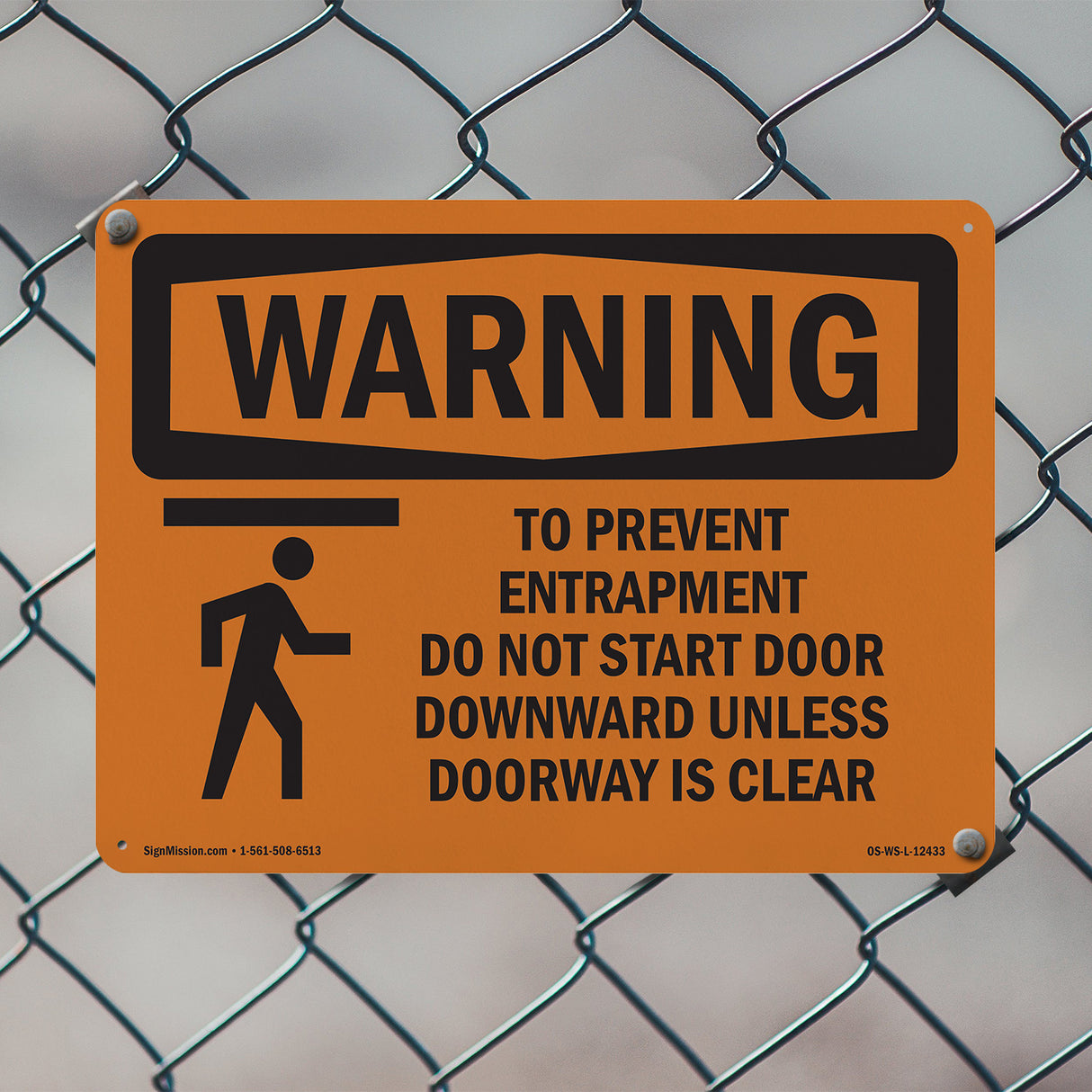 To Prevent Entrapment Do Not With Symbol