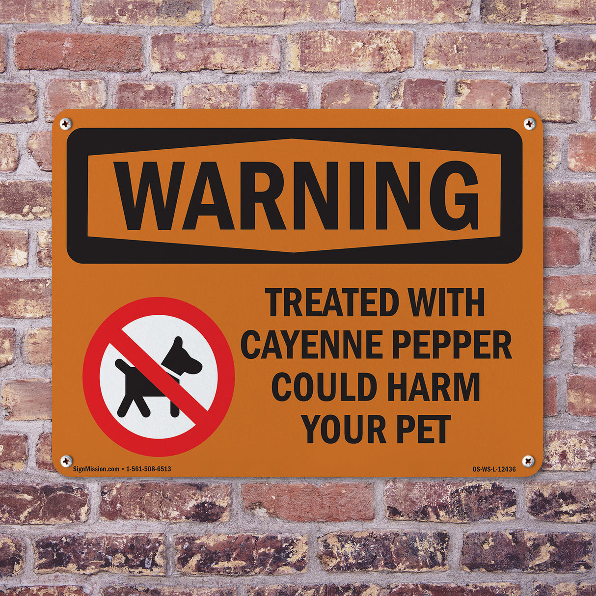 Treated With Cayenne Pepper With Symbol