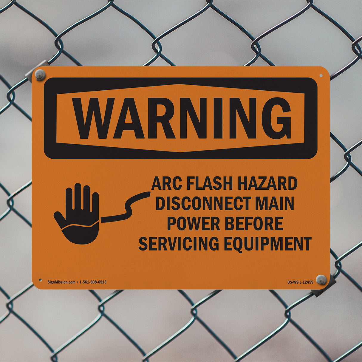 Arc Flash Hazard Disconnect Main Power