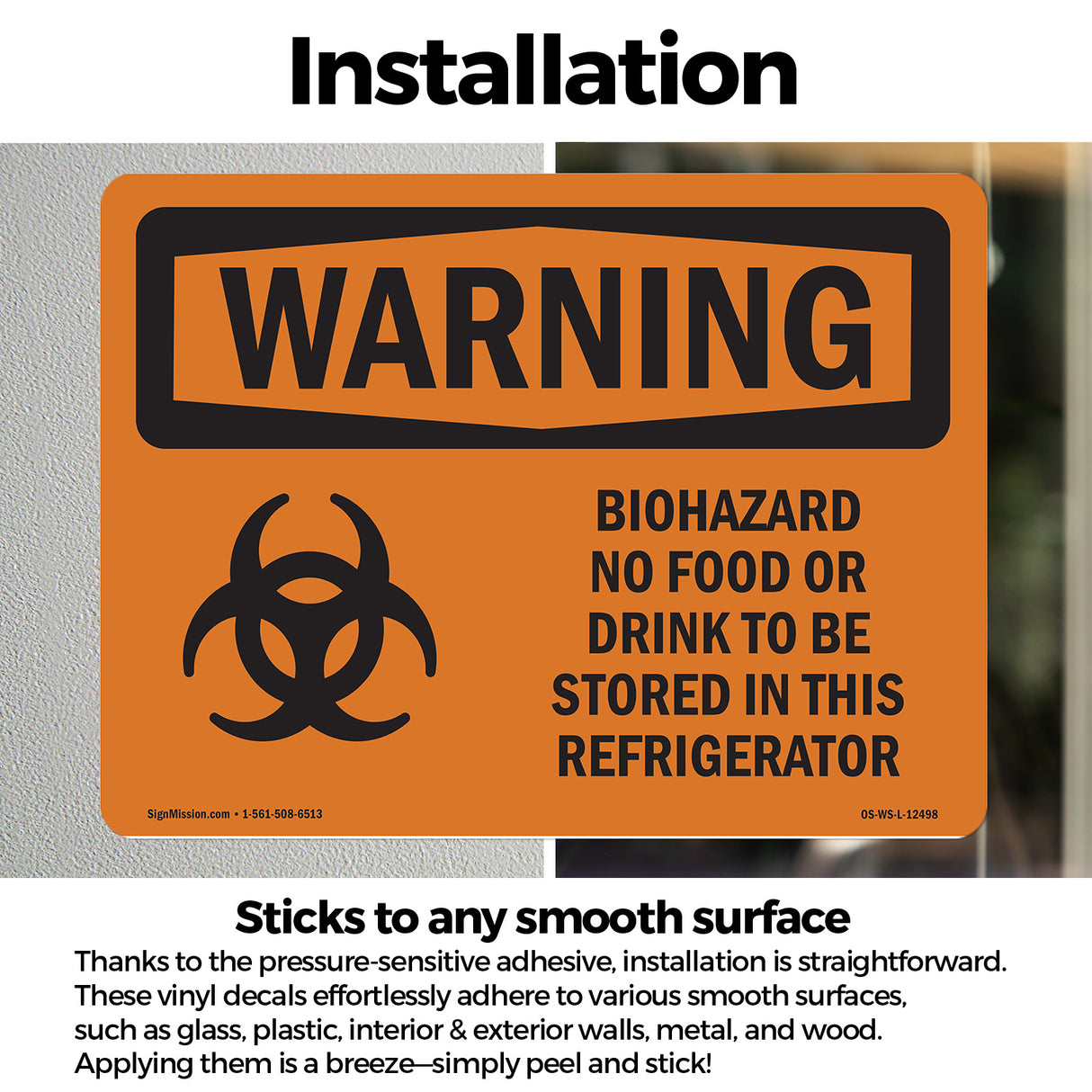 Biohazard No Food Or Drink