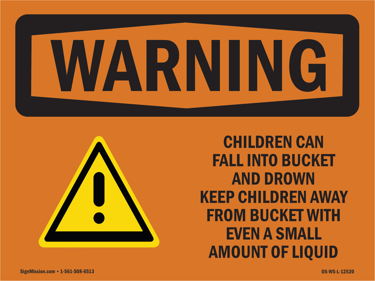 Children Can Fall Into With Symbol