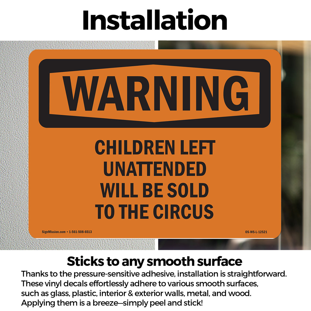 Children Left Unattended Will Be