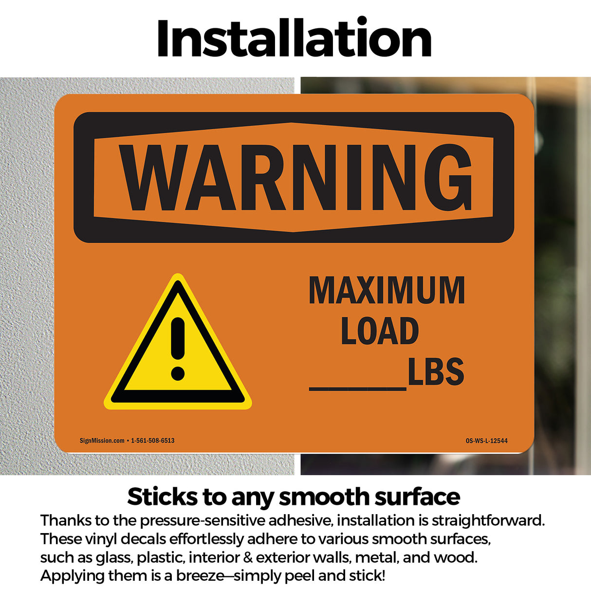 Custom Maximum Load - Lbs