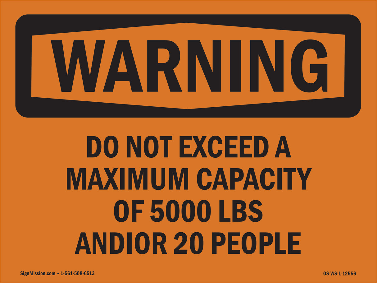 Do Not Exceed A Maximum Capacity