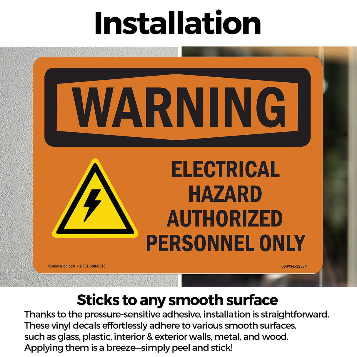 Electrical Hazard Authorized With Symbol