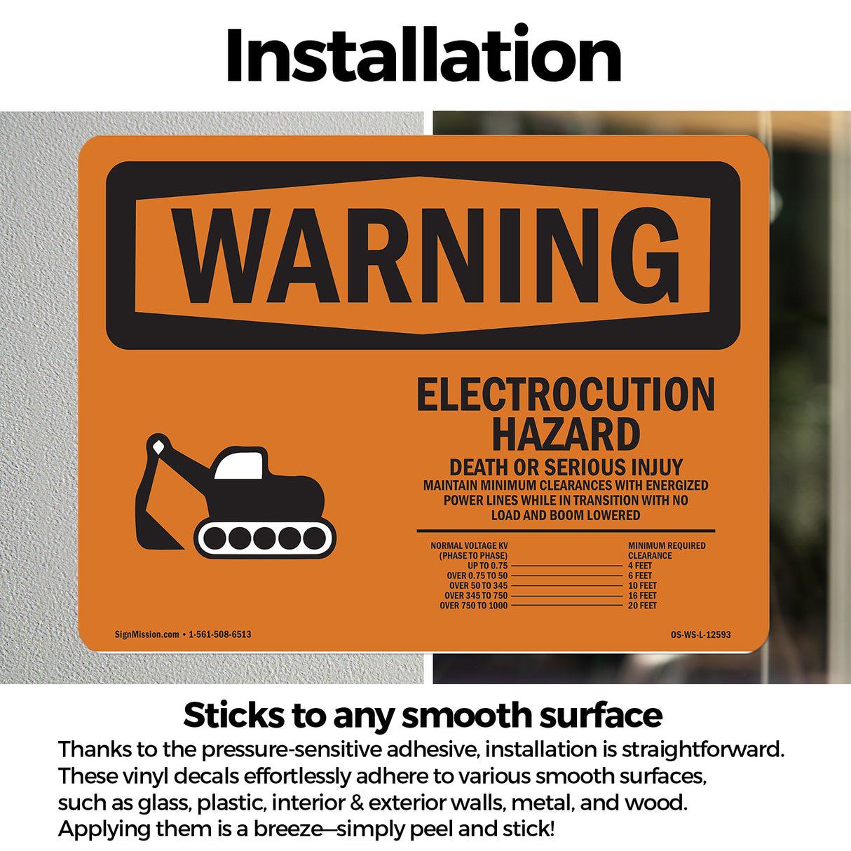 Electrocution Hazard Crane