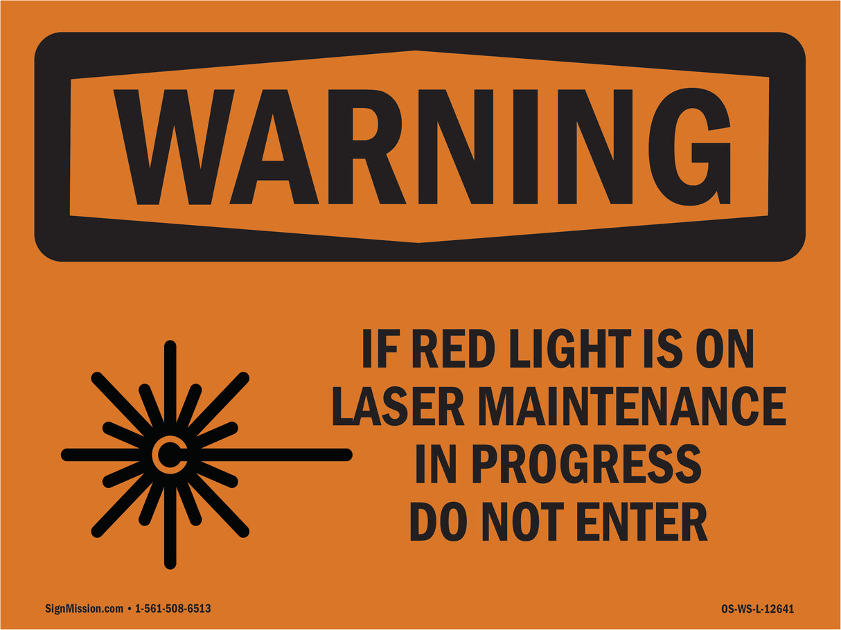If Red Light Is On Laser With Symbol