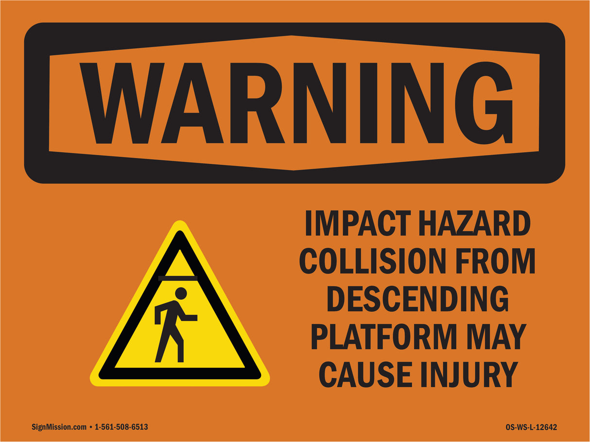 Impact Hazard Descending Platform