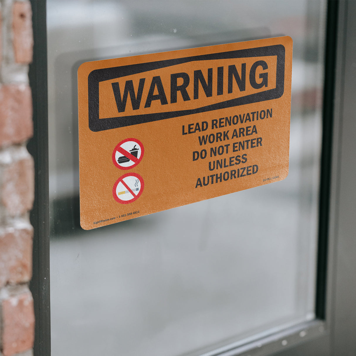 Lead Renovation Work With Symbol