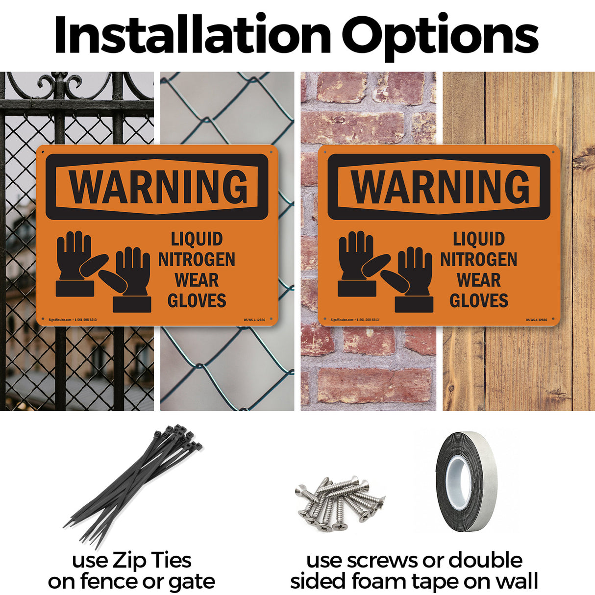 Liquid Nitrogen Wear Gloves Spanish