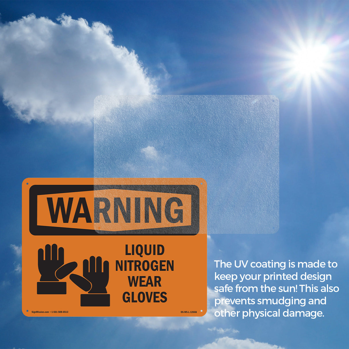 Liquid Nitrogen Wear Gloves Spanish