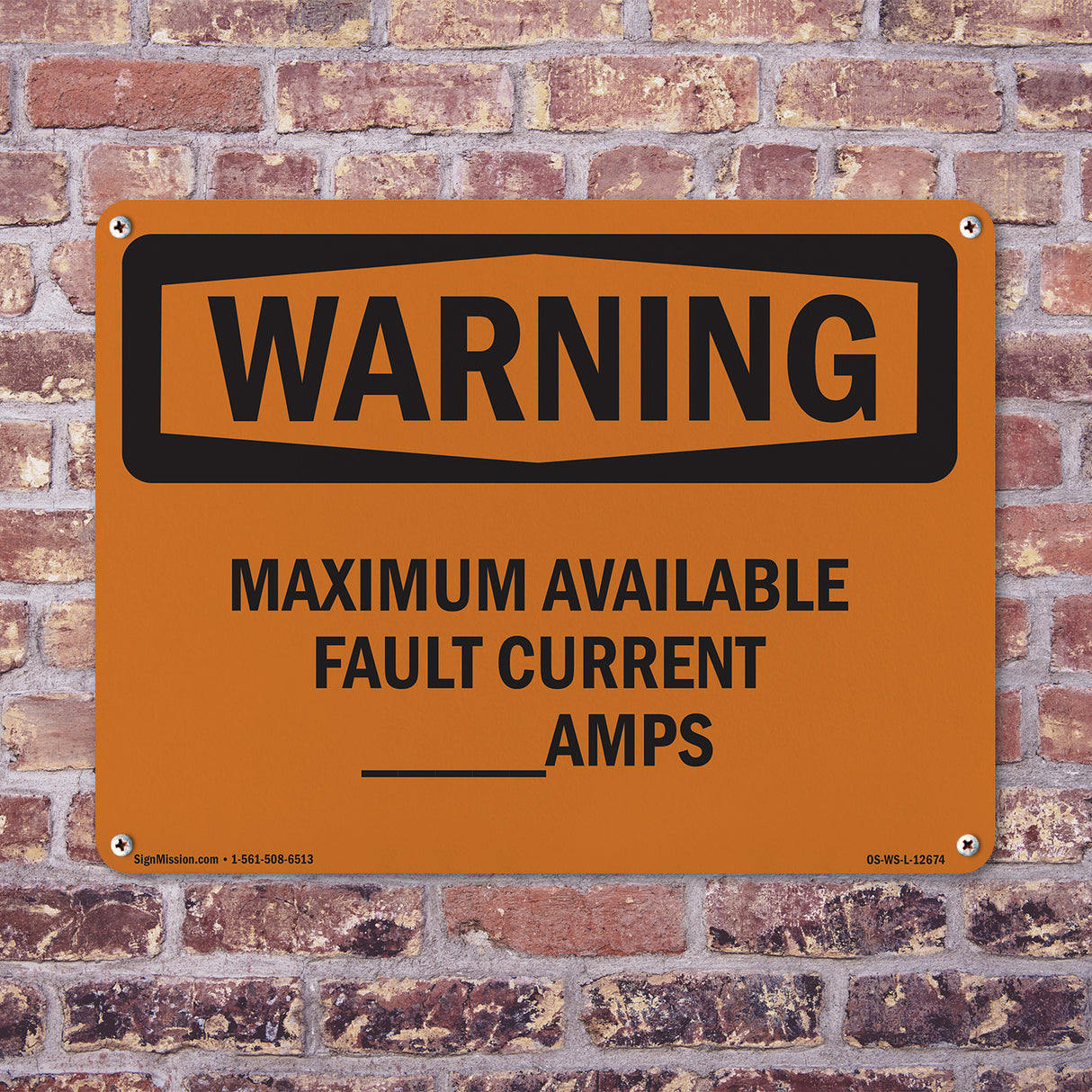 Maximum Available Fault Current____Amps