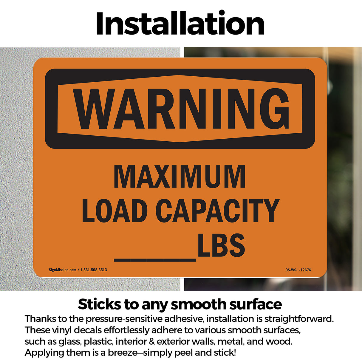 Maximum Load Capacity____ Lbs