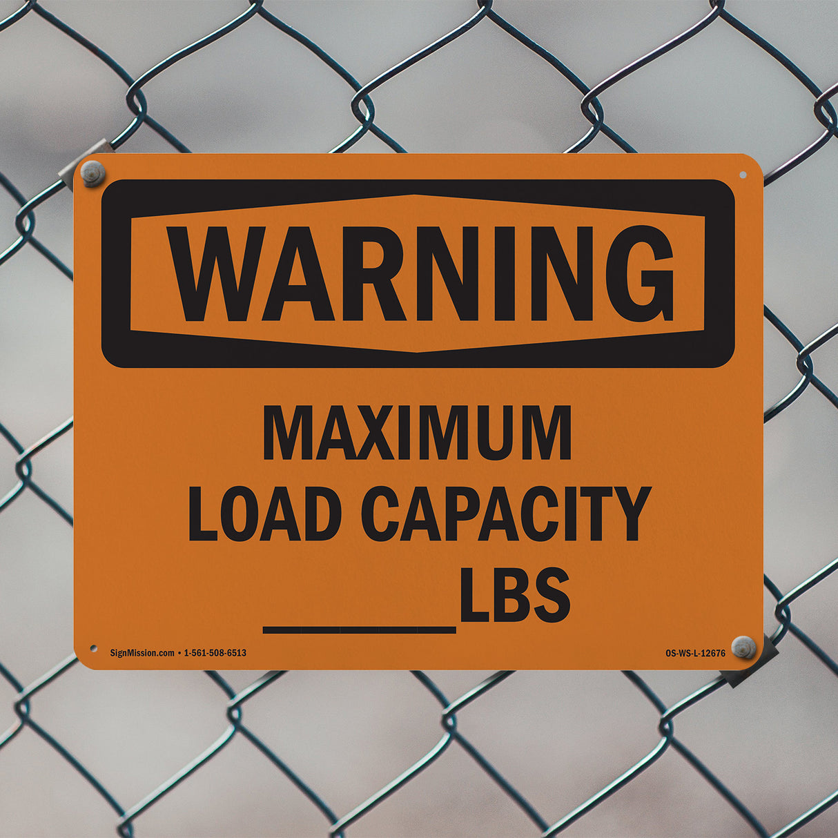 Maximum Load Capacity____ Lbs