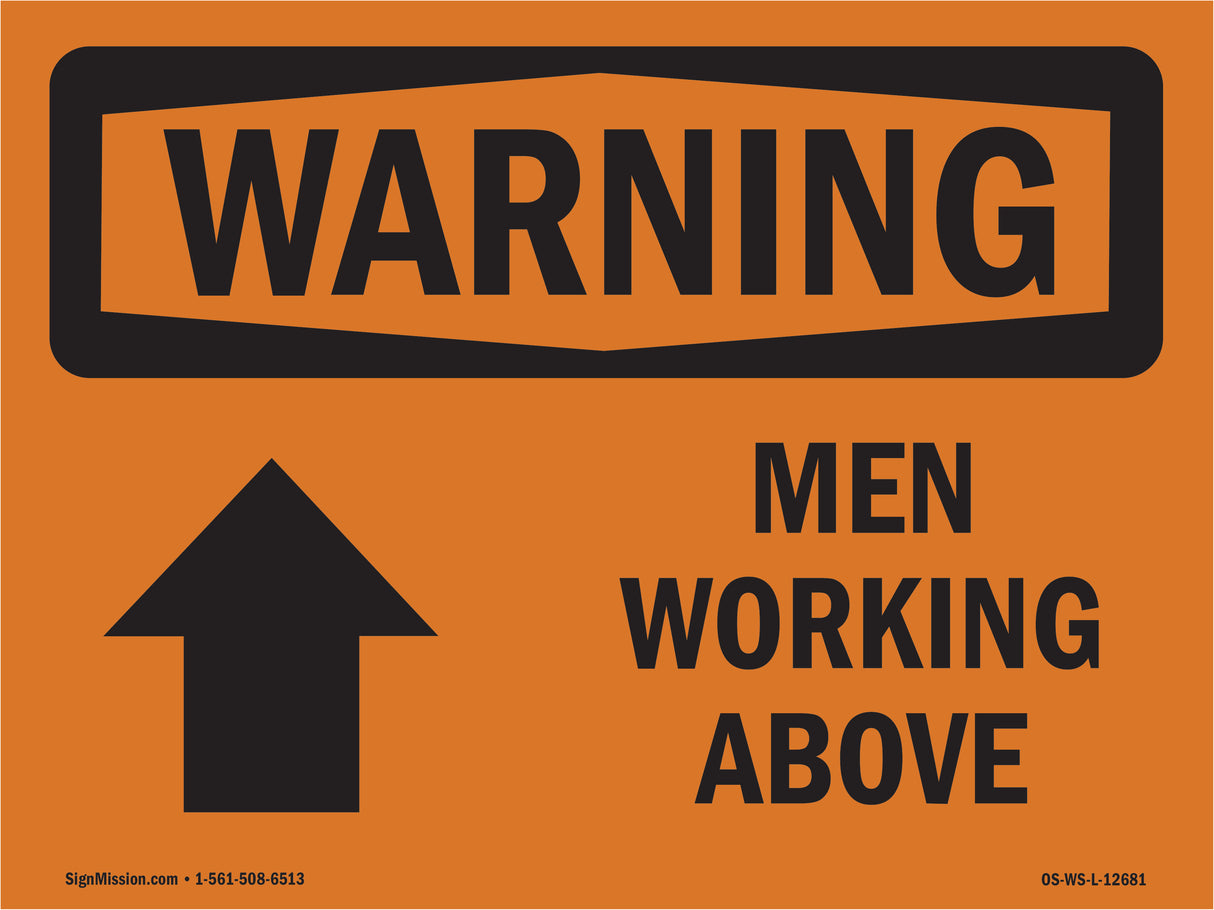 Men Working Above Bilingual