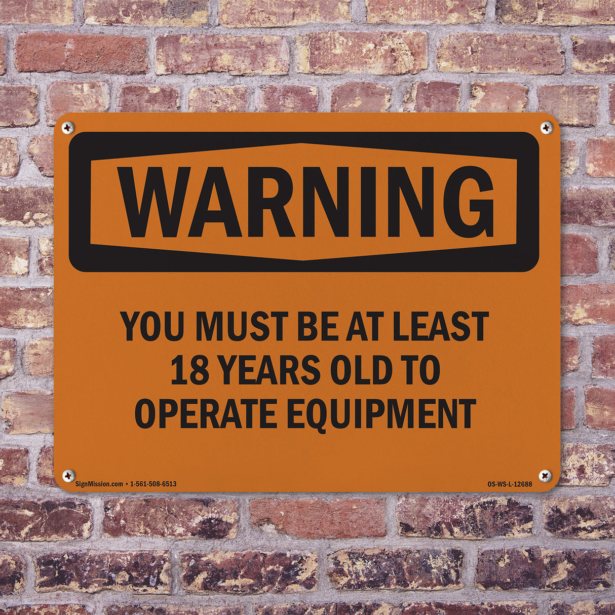 Must Be At Least 18 Years To Operate