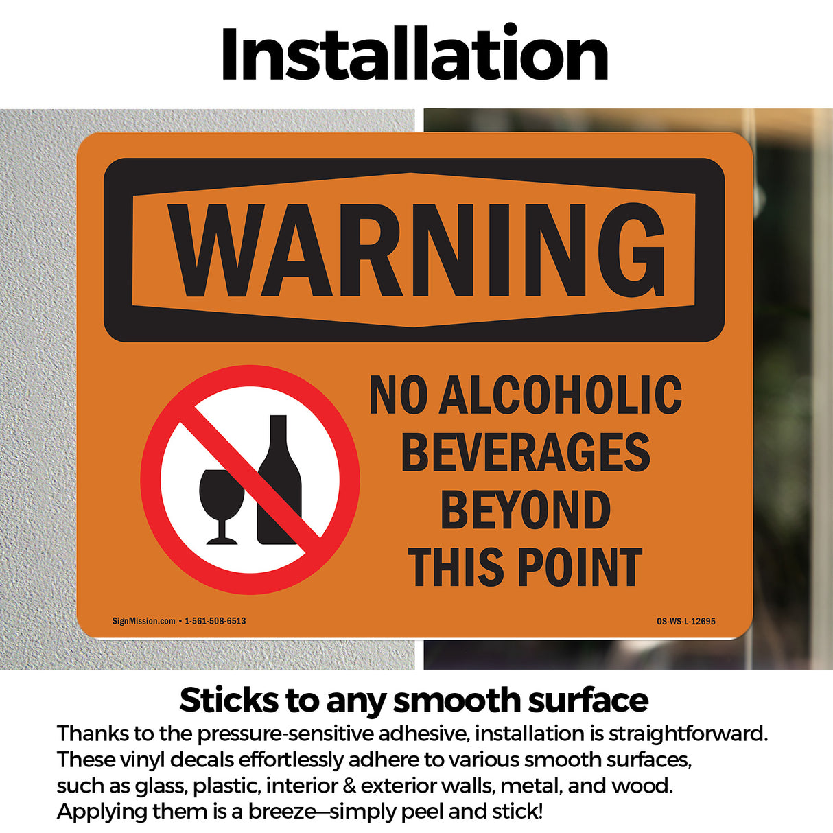 No Alcoholic Beverages Beyond This Point