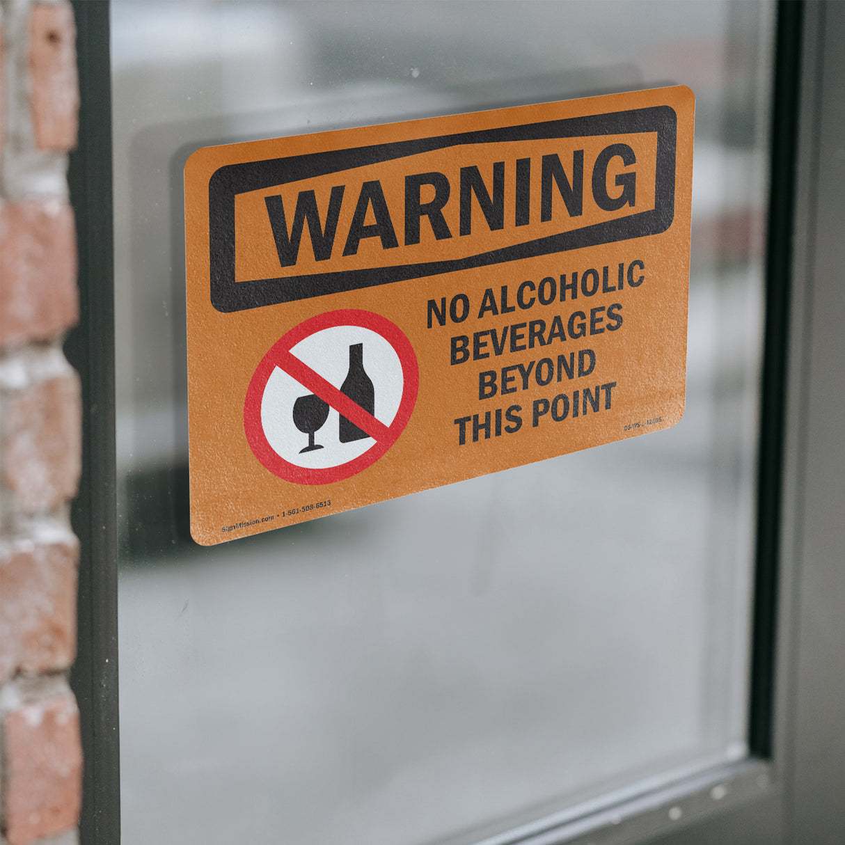 No Alcoholic Beverages Beyond This Point