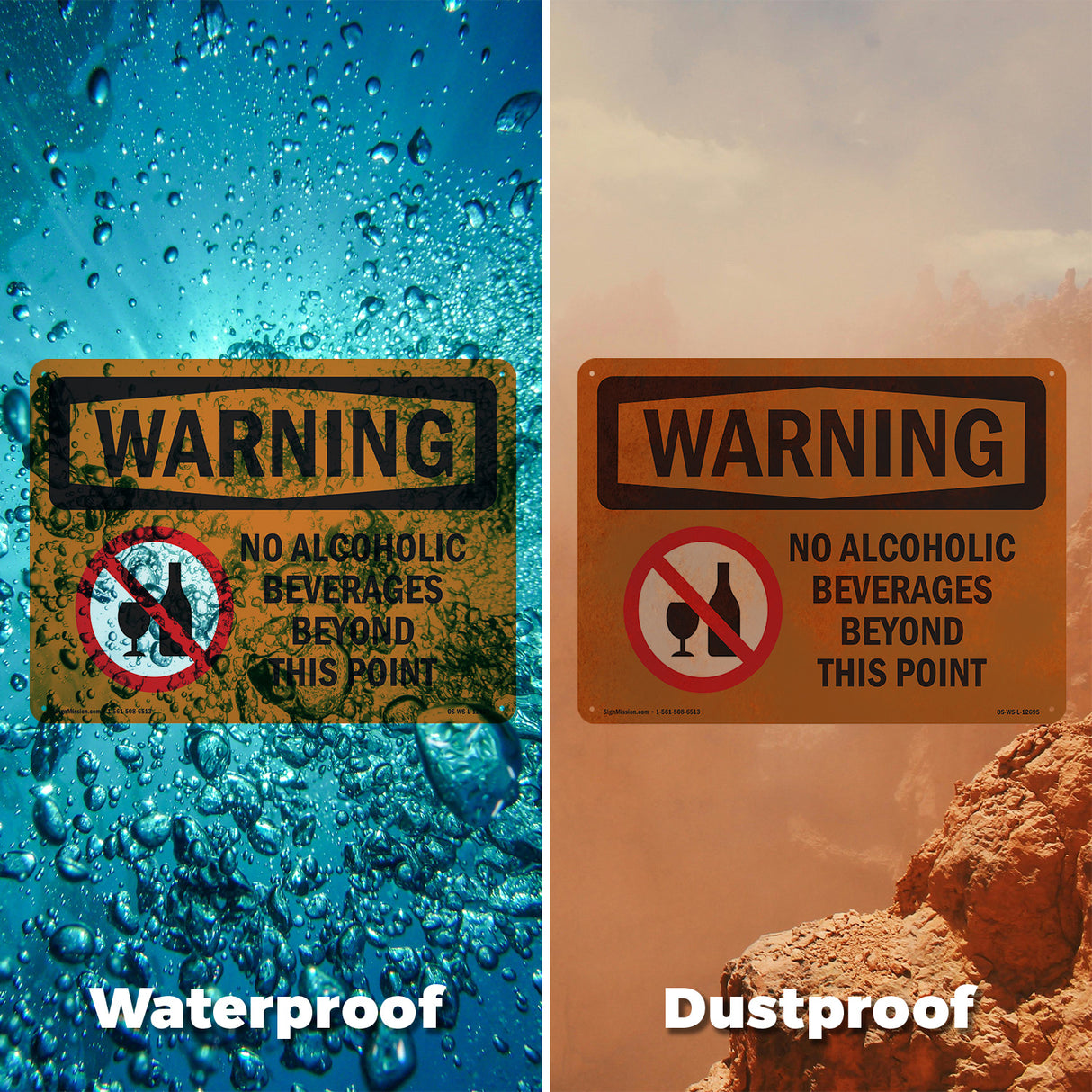 No Alcoholic Beverages Beyond This Point