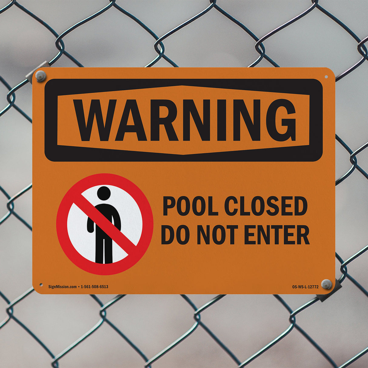 Pool Closed Do Not Enter