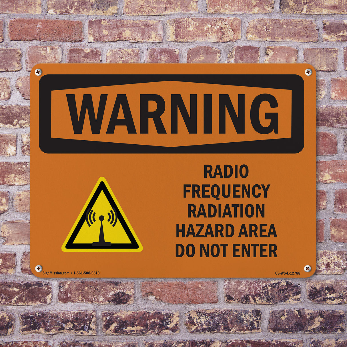 Radio Frequency Radiation Hazard Area