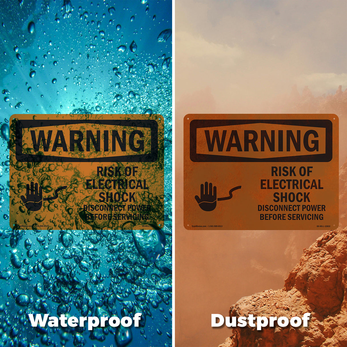 Risk Of Electrical Shock Disconnect