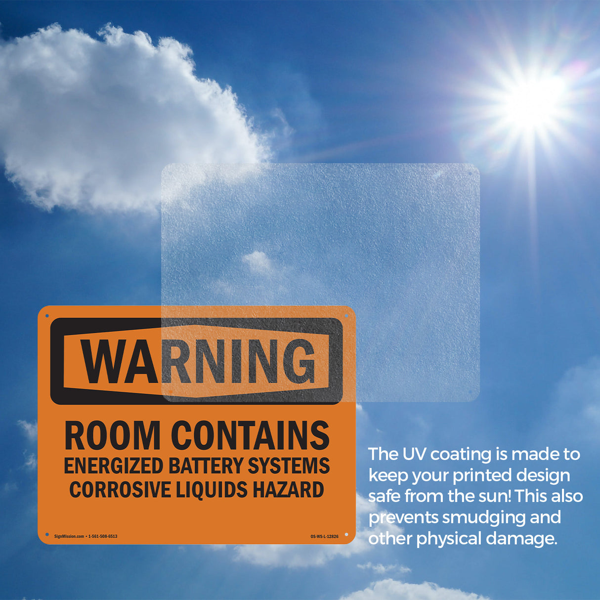 Room Contains Energized Battery