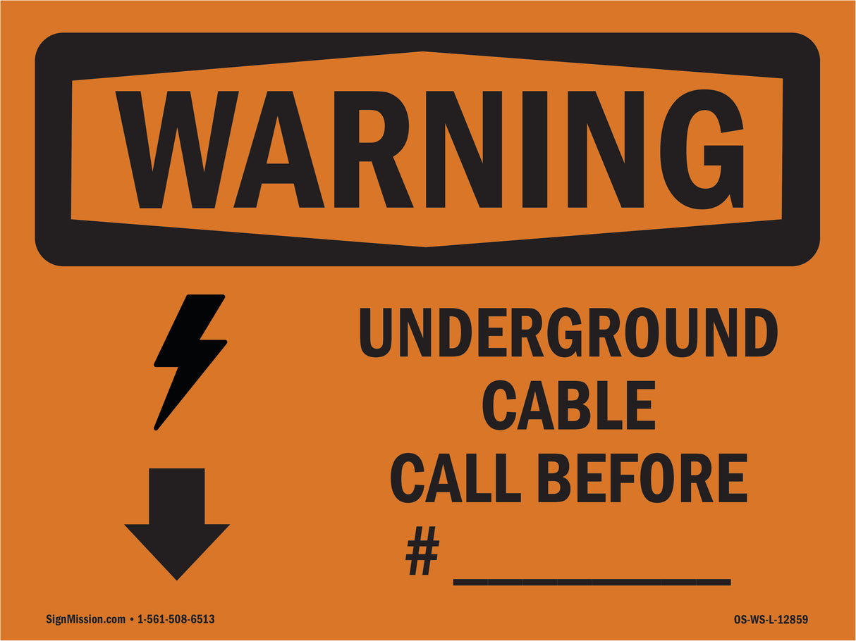 Underground Cable Call Before