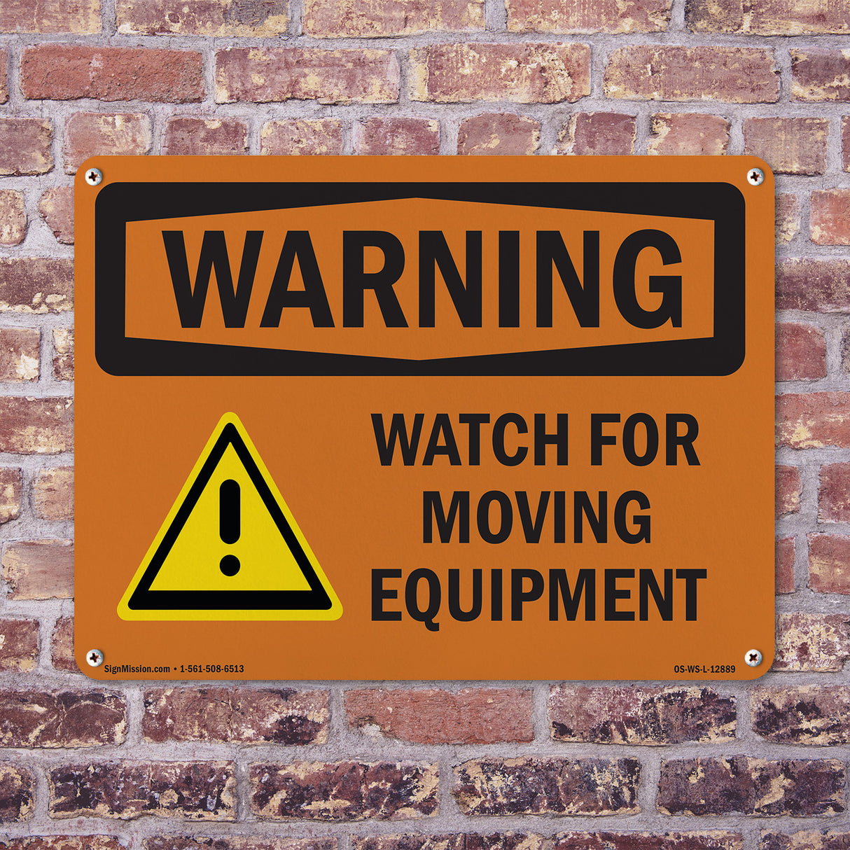 Watch For Moving Equipment