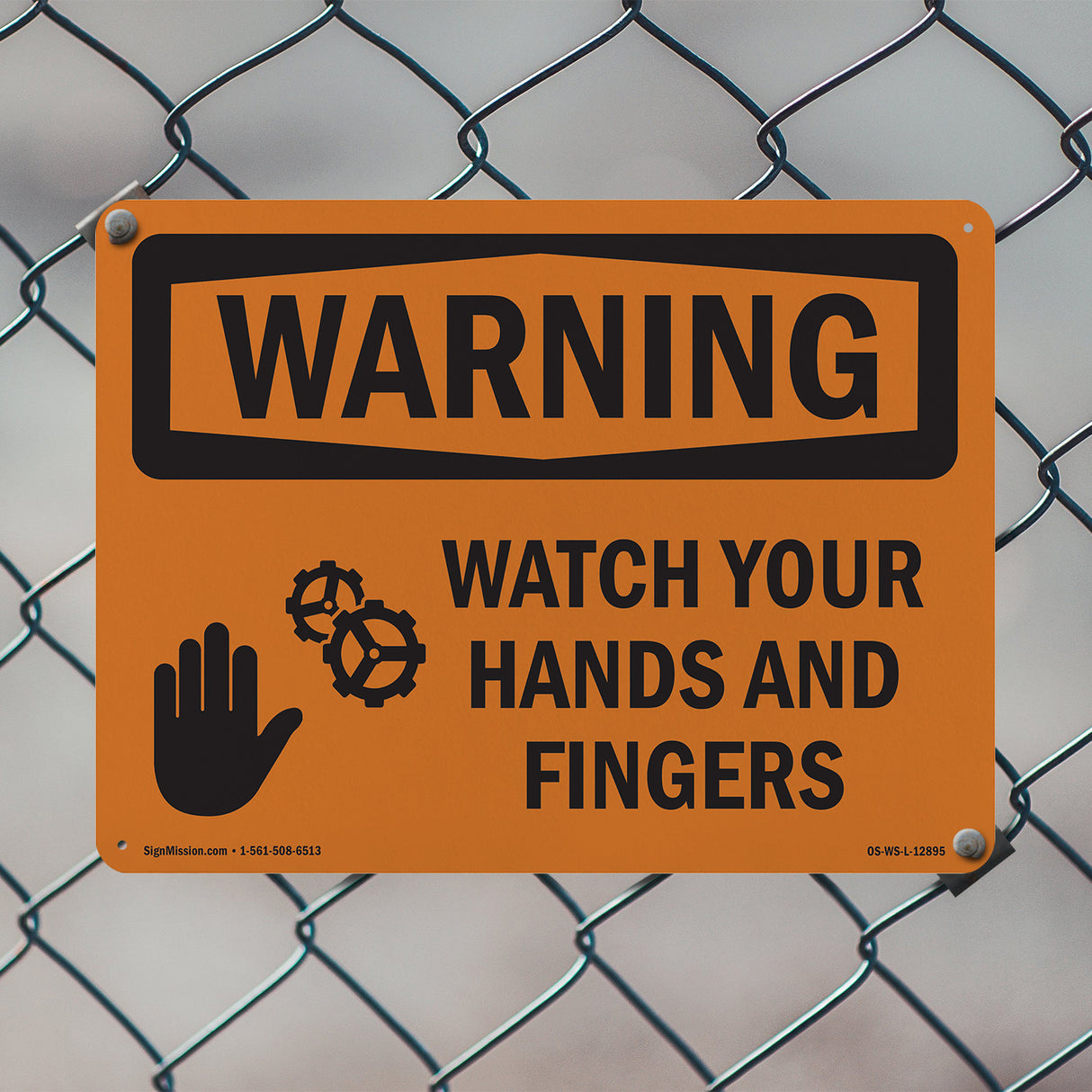 Watch Your Hands And Fingers Bilingual