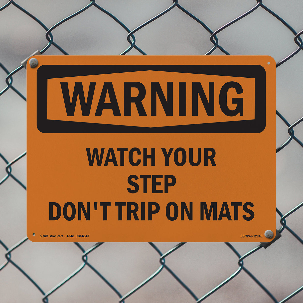 Watch Your Step Don't Trip On Mats