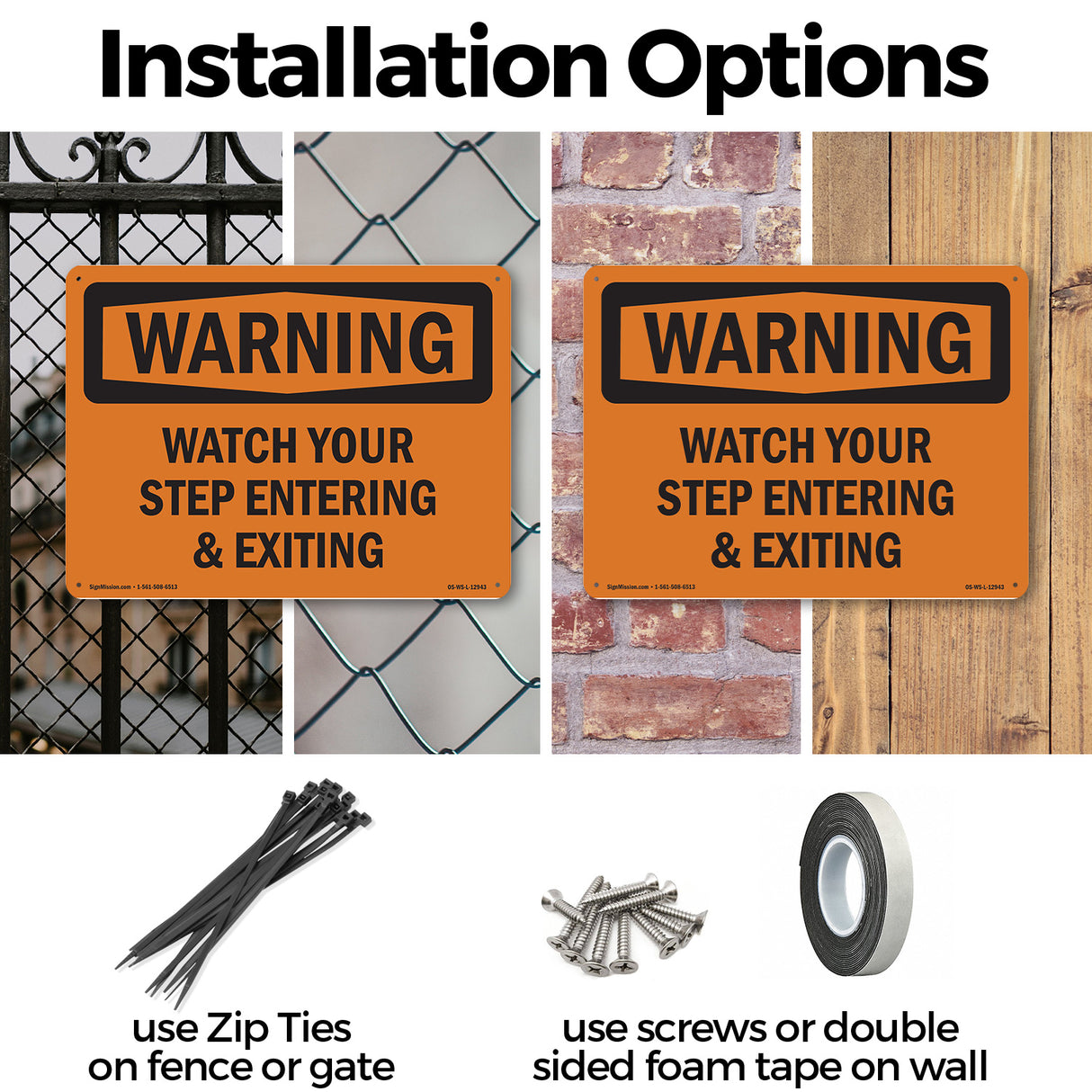 Watch Your Step Entering And Exiting