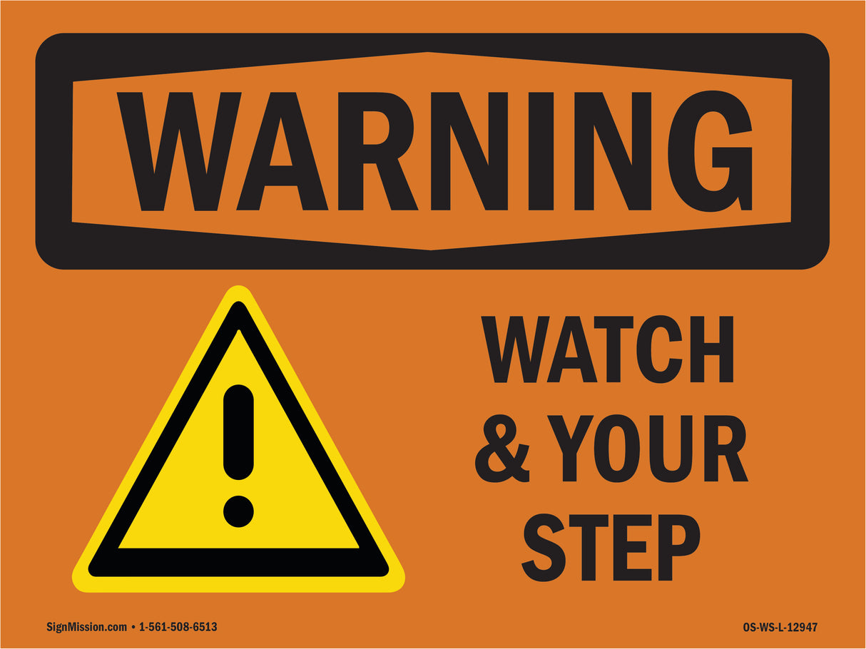 Watch Your Step With Symbol