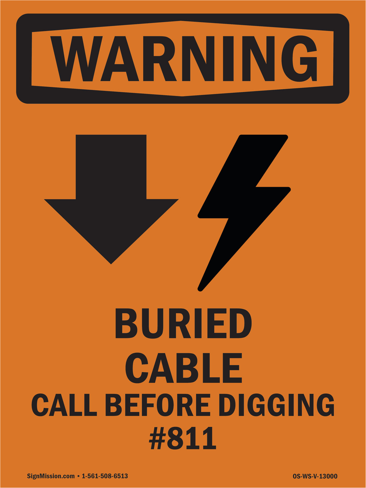 Buried Cable Call Before Digging #811